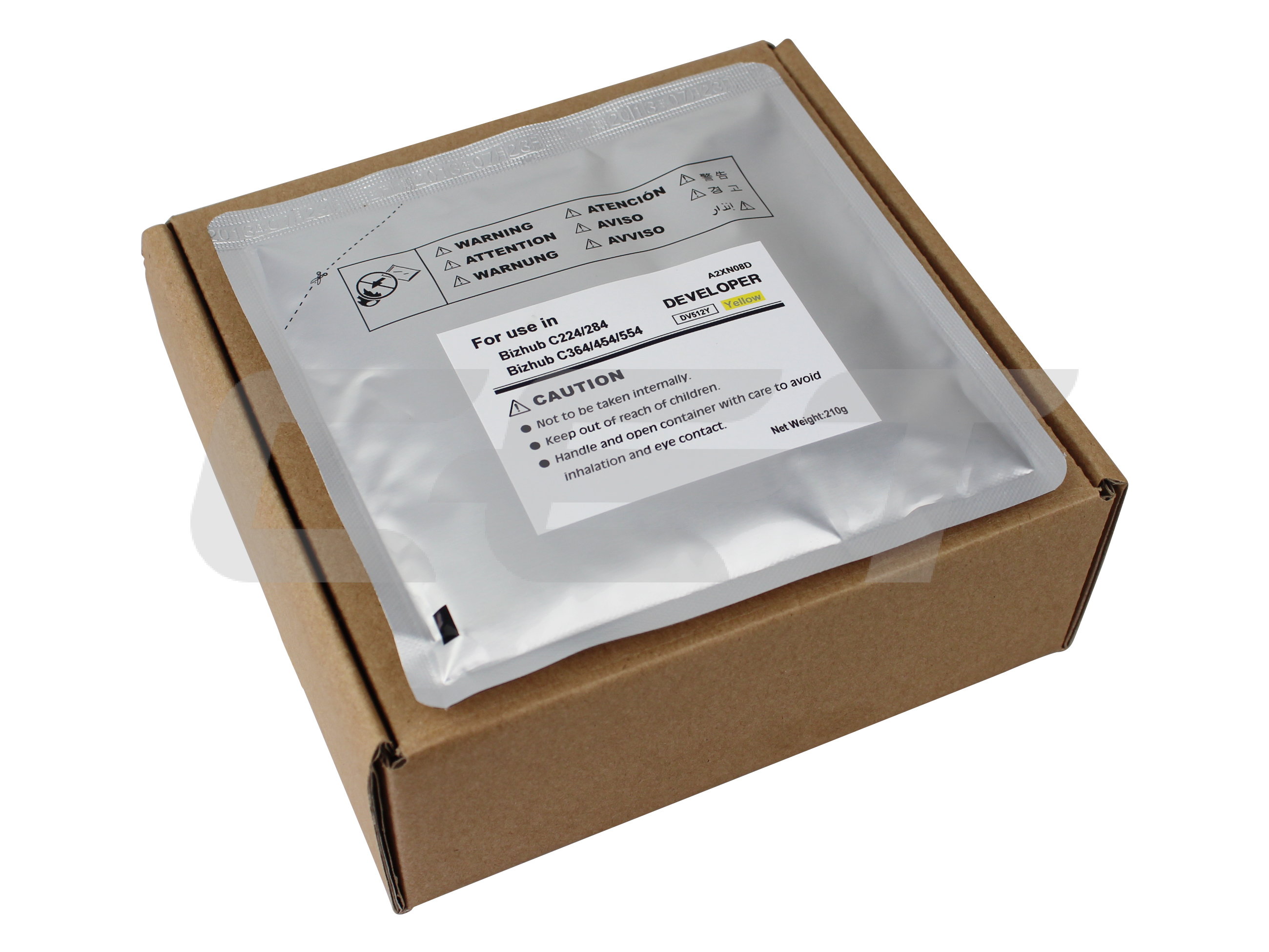 Toner compatível Konica Minolta MICE8128 amarelo